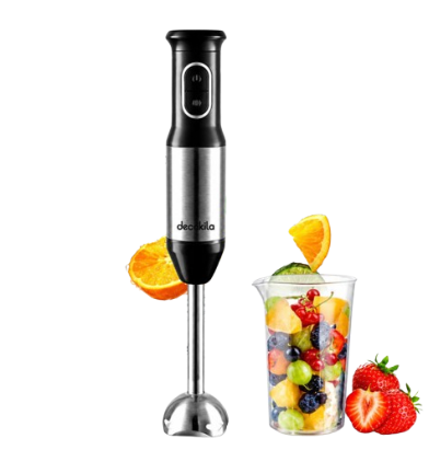 Blender 2en1 DECAKILA 600ml / 1200W / Noir / KEJB039M