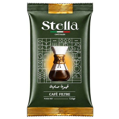 Café Stella Filtre 125g | Café Italien Moulu Premium