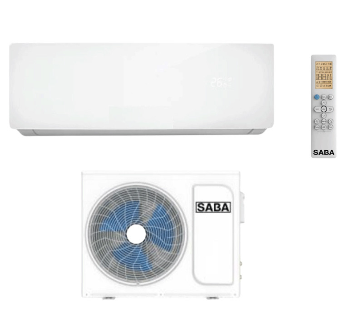 Climatiseur Saba SABW12H-W 12000 BTU Chaud Froid Blanc
