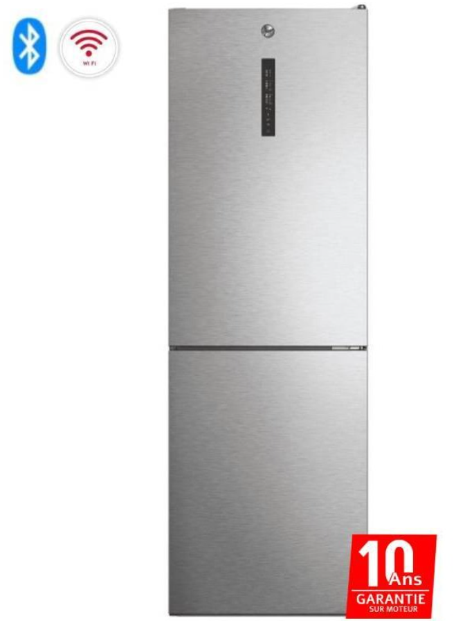Réfrigérateur Combiné HOOVER HOCE7T618EX 341 Litres NoFrost