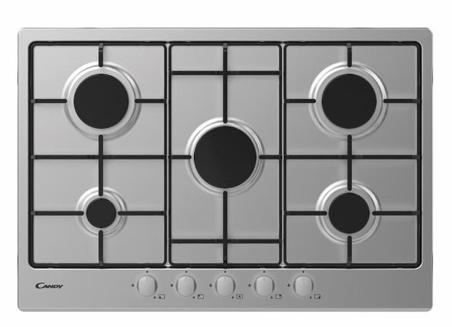 Plaque De Cuisson Candy 5 Feux Inox CHW7X