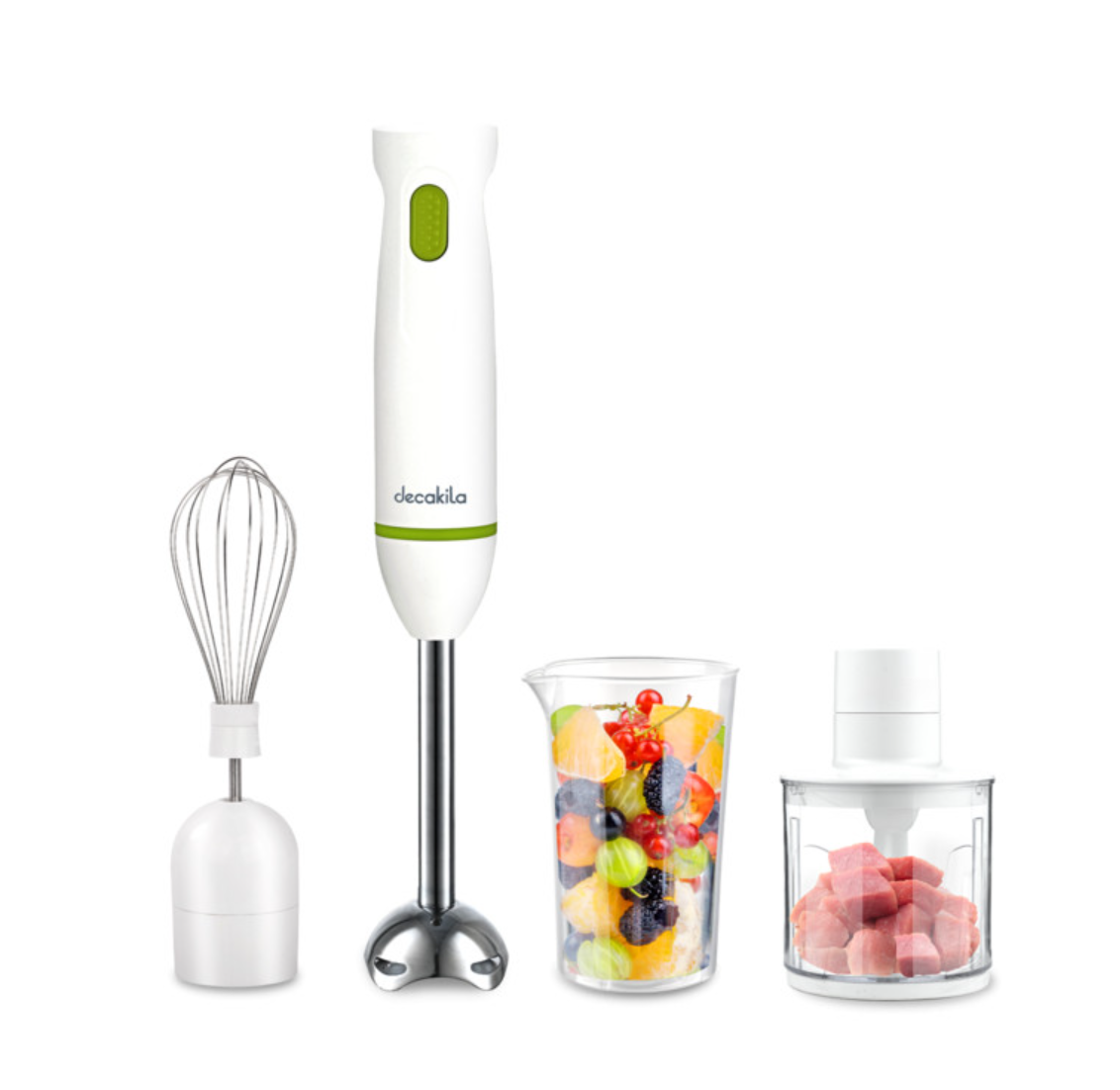 Mixeur Plongeant 4En1 Decakila KEJB038W 600W Blanc