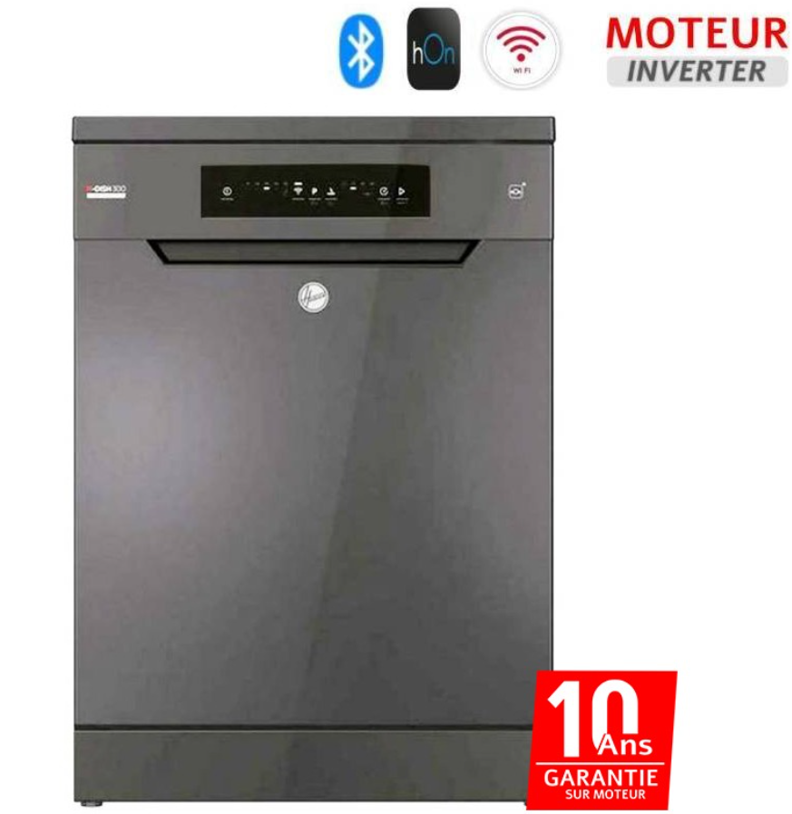 Lave vaisselle Inverter HOOVER 13 Couverts HF3E7L0A - Silver
