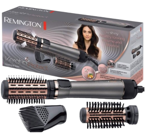 Brosse Soufflante REMINGTON Rotative Kératin Protect 1000W - Noir