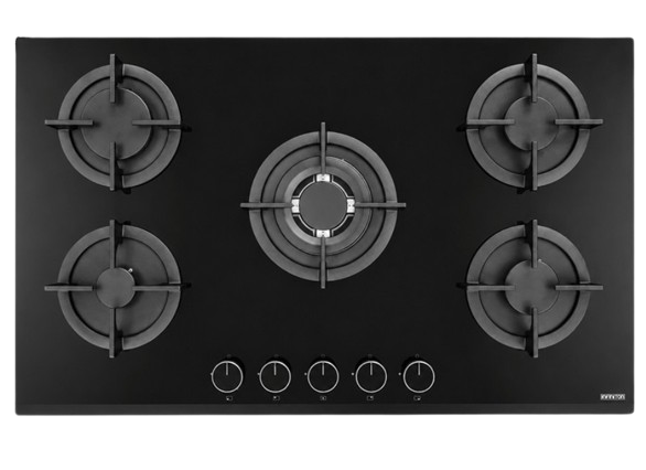 Plaque de Cuisson Encastrable Infinity H9028P30B 5 Feux 90Cm Noir